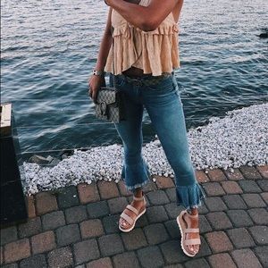 Blush Pink Platform Sandals